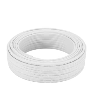 Coil of white SPT-2 two-conductor extension wire